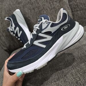 New Balance Navy and Gray Sneakers